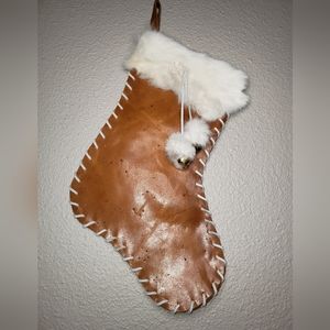 Leather Christmas Stocking